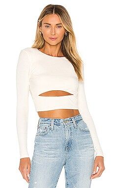 Lovers + Friends Clea Top in Ivory from Revolve.com | Revolve Clothing (Global)
