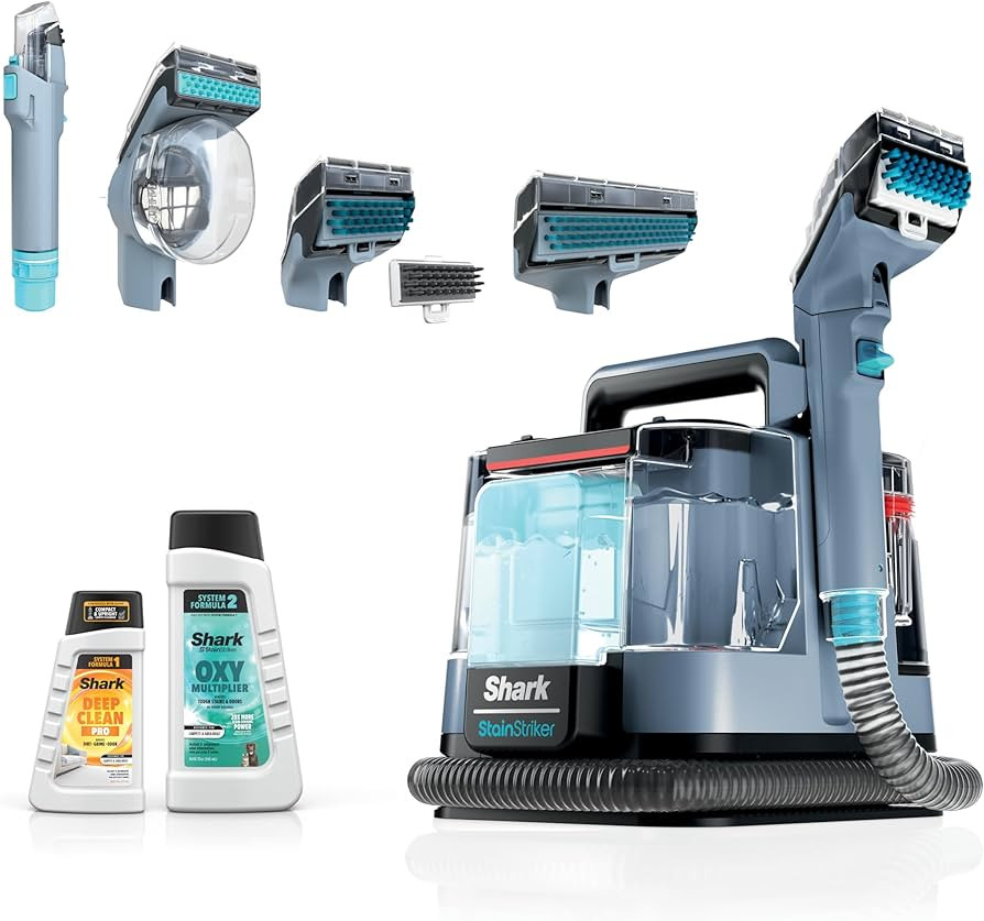 Shark StainStriker | Portable Carpet, Upholstery & Area Rug Cleaner | 4 Tools | Bonus Full-Size S... | Amazon (US)