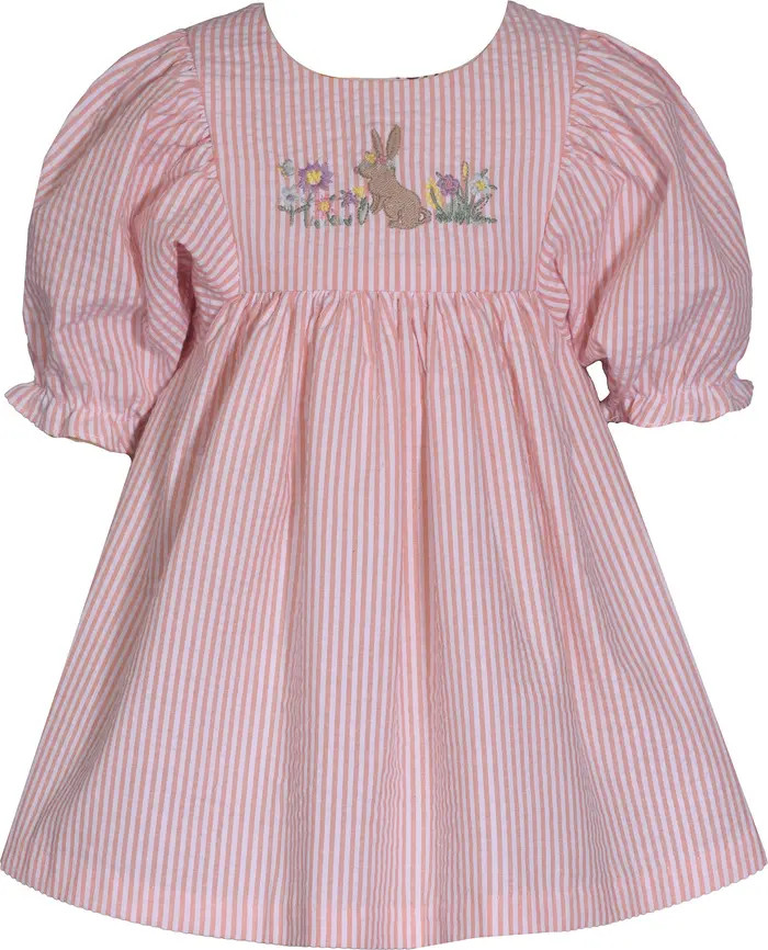 Iris & Ivy Kids' Seersucker Embroidered Easter Dress | Nordstromrack | Nordstrom Rack