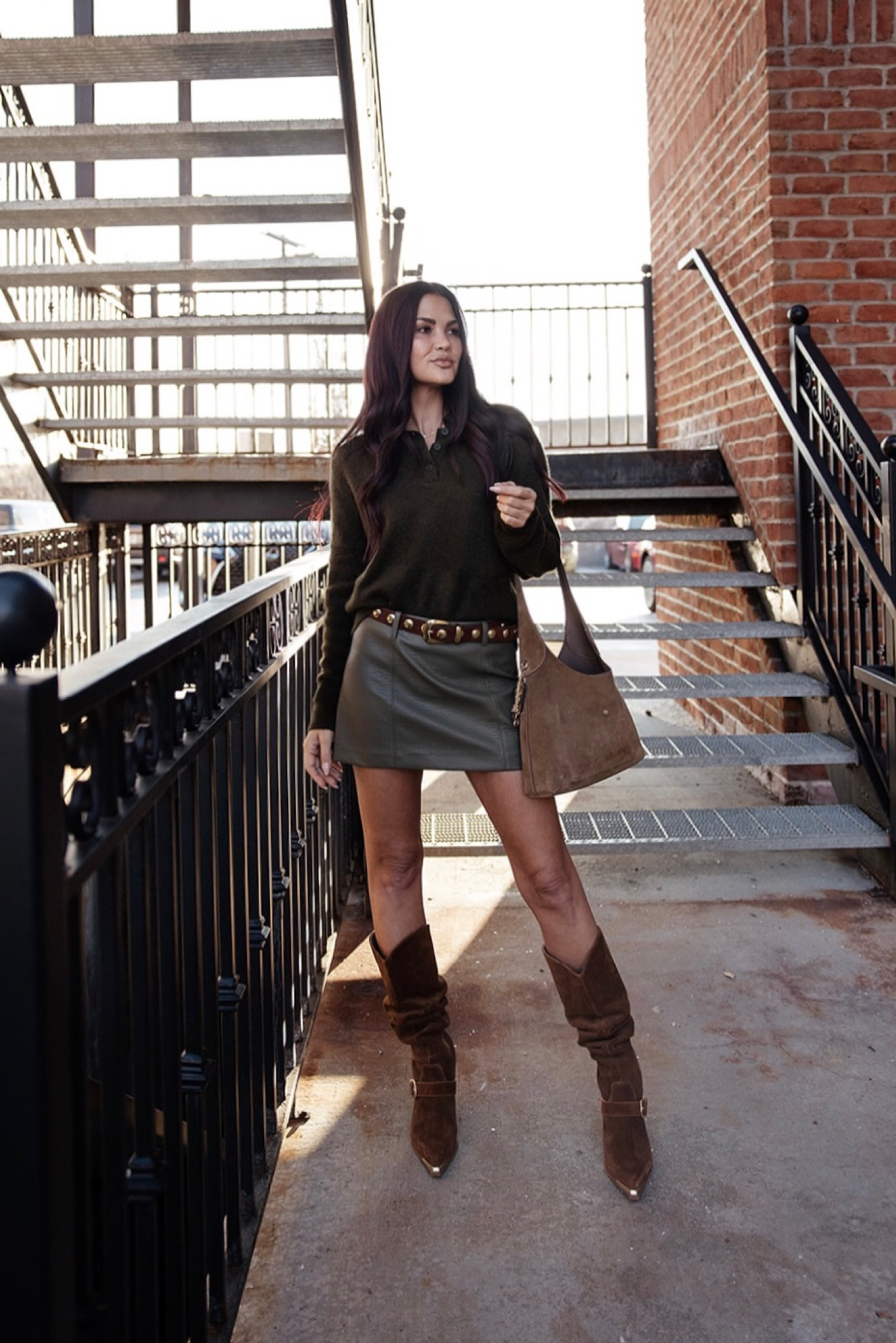 Little monochromatic moment 

Coach Brooklyn Bag 

Free People Boots on sale! 

#LTKItBag #LTKStyleTip #LTKShoeCrush