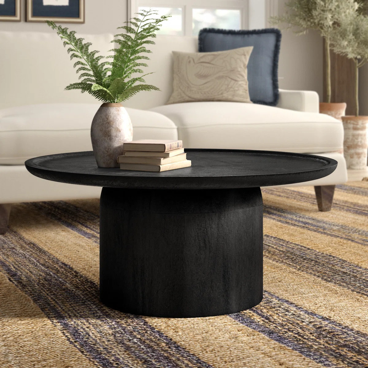 Birch Lane™ Ardo Solid Wood Pedestal Coffee Table & Reviews | Wayfair | Wayfair North America