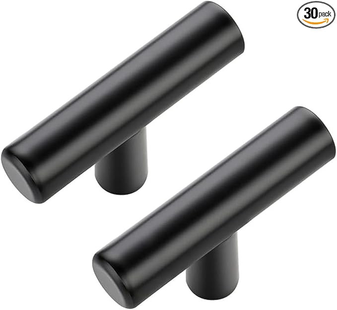 JOY DECOR 30 Pack Cabinet Knobs, Black Cabinet Handles, 2in Kitchen Cabient Knobs, Single Hole Dr... | Amazon (US)