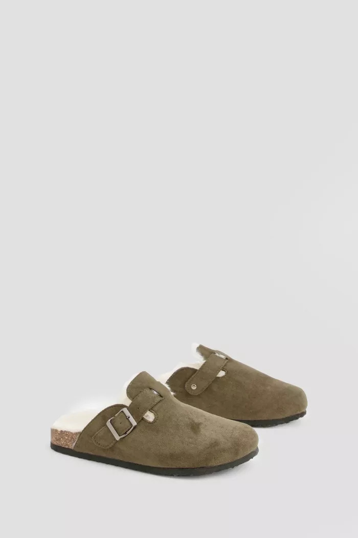 Slip On Cosy Mules | Boohoo.com (UK & IE)