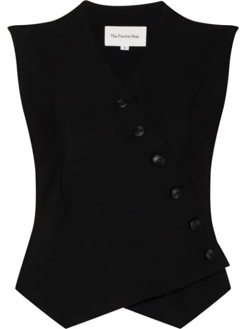 Frankie Shop Maesa Asymmetric Vest Top - Farfetch | Farfetch Global