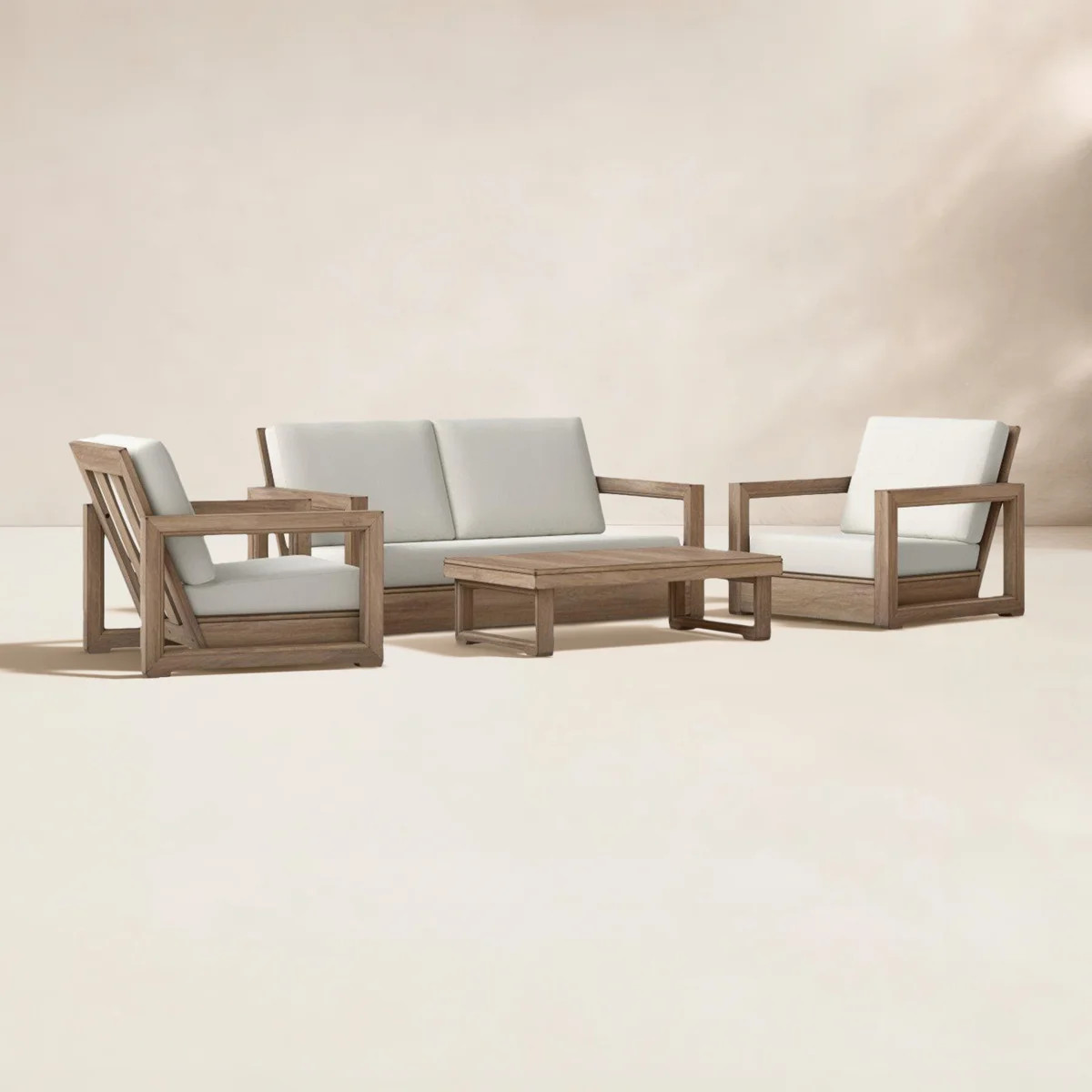 Donnie 4 Piece Sofa Seating Group with Cushions | Wayfair North America