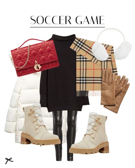 Casual winter outfit for a Manchester United game! 