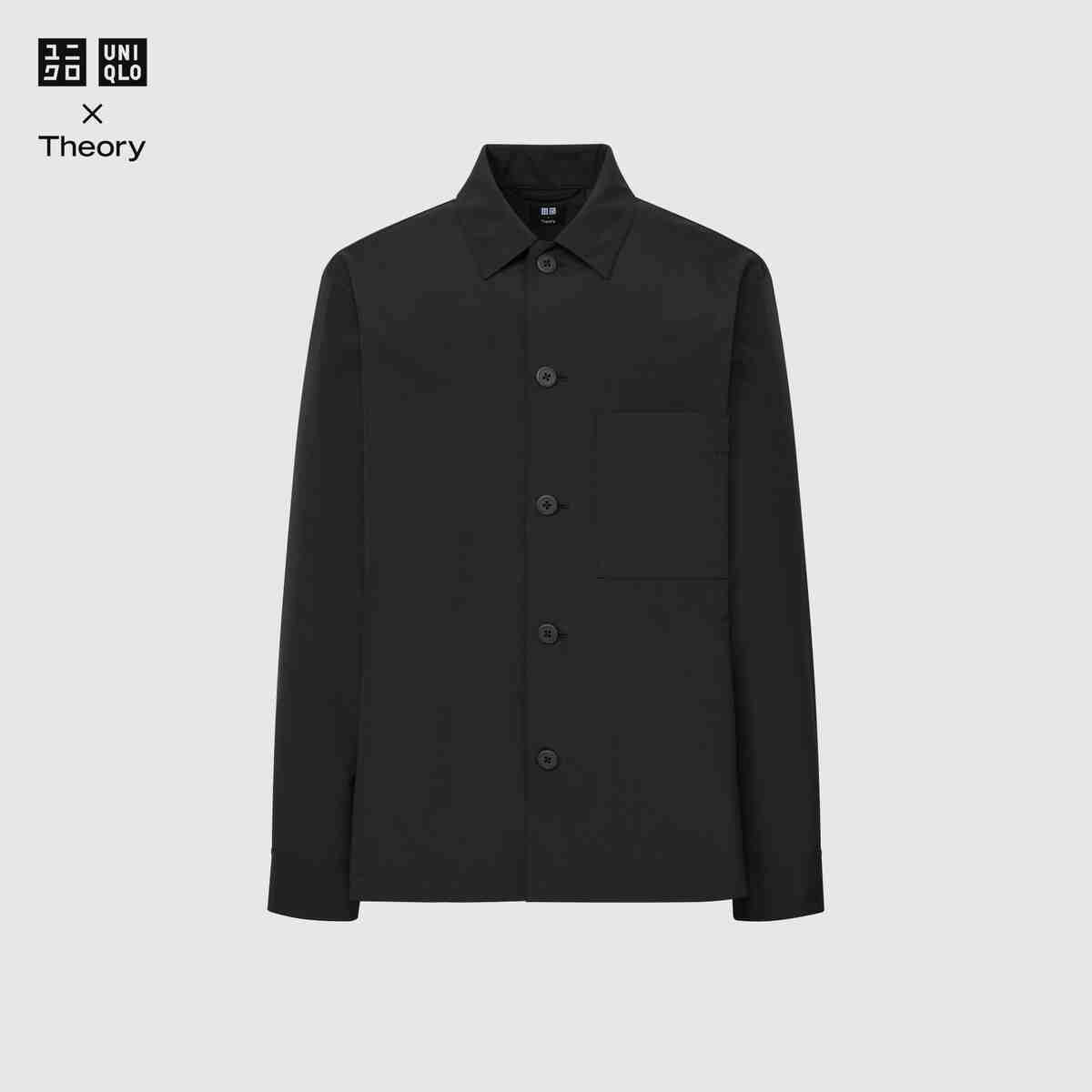 THEORY ULTRA LIGHT SHIRT JACKET | UNIQLO (UK)