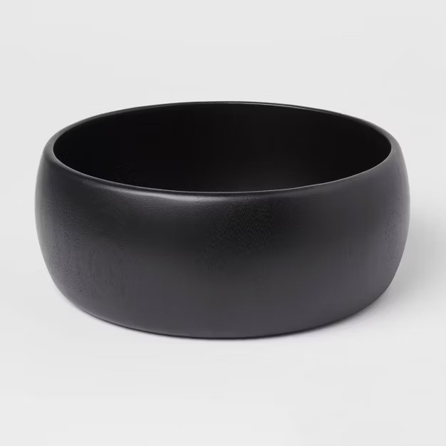 118oz Acacia Modern Serving Bowl Black - Threshold™ | Target