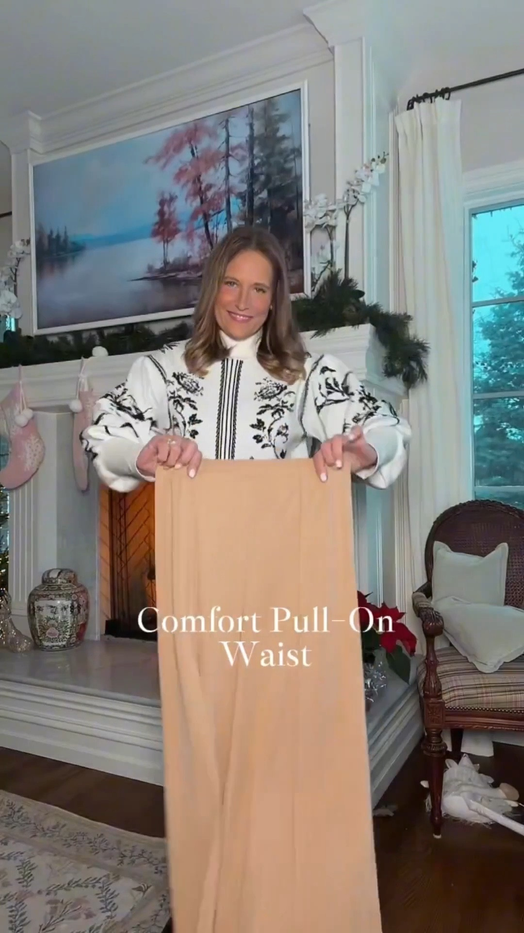 Styling $30 Amazon pants that are currently going viral! I’m wearing a size medium in the pants and a large in the sweater and long vest for the best fit. These pieces are comfortable, versatile, and easy to style for everyday looks.

#LTKSeasonal #LTKOver40 #LTKMidsize