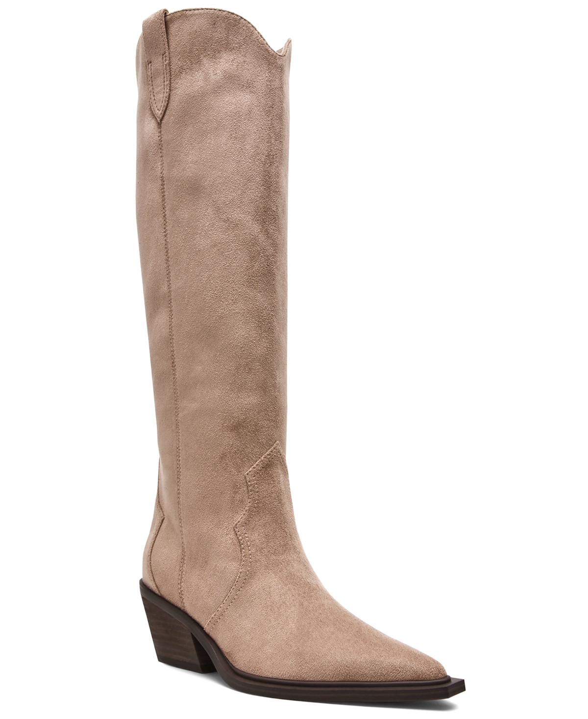 Dv Dolce Vita Women's Greva Tall Pull-On Cowboy Western Boots - Stone | Macy's