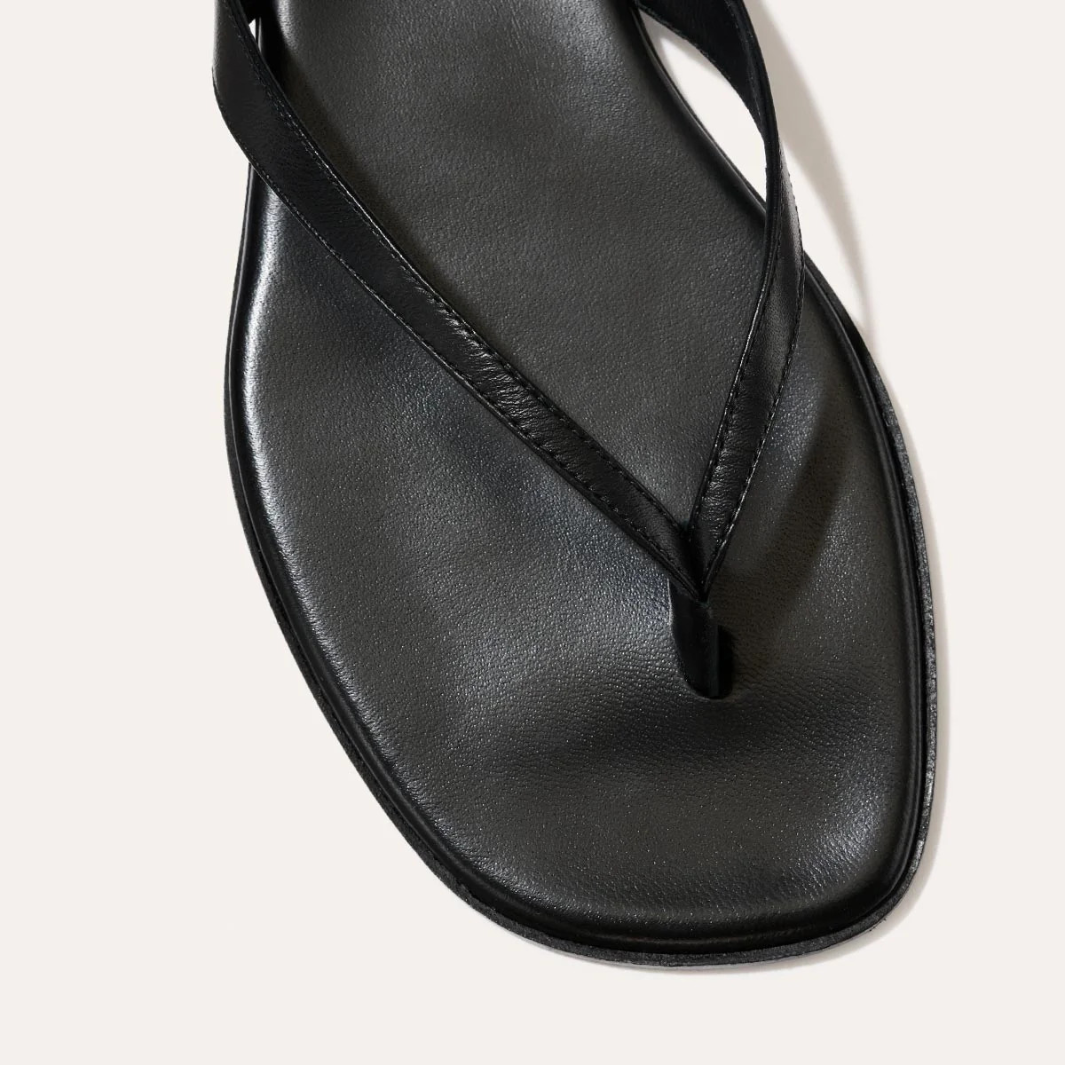 The Palermo Sandal - Black Nappa | Margaux