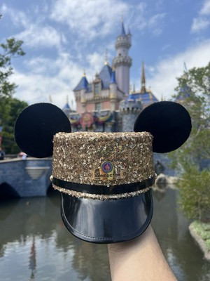 Disneyland 70th Celebration Sequin Conductors Hat - NEW 2025 L/XL - IN HAND 🙌 | eBay US