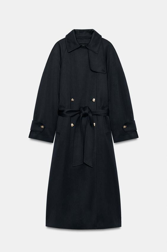 ZW COLLECTION LONG TRENCH COAT | Zara Canada