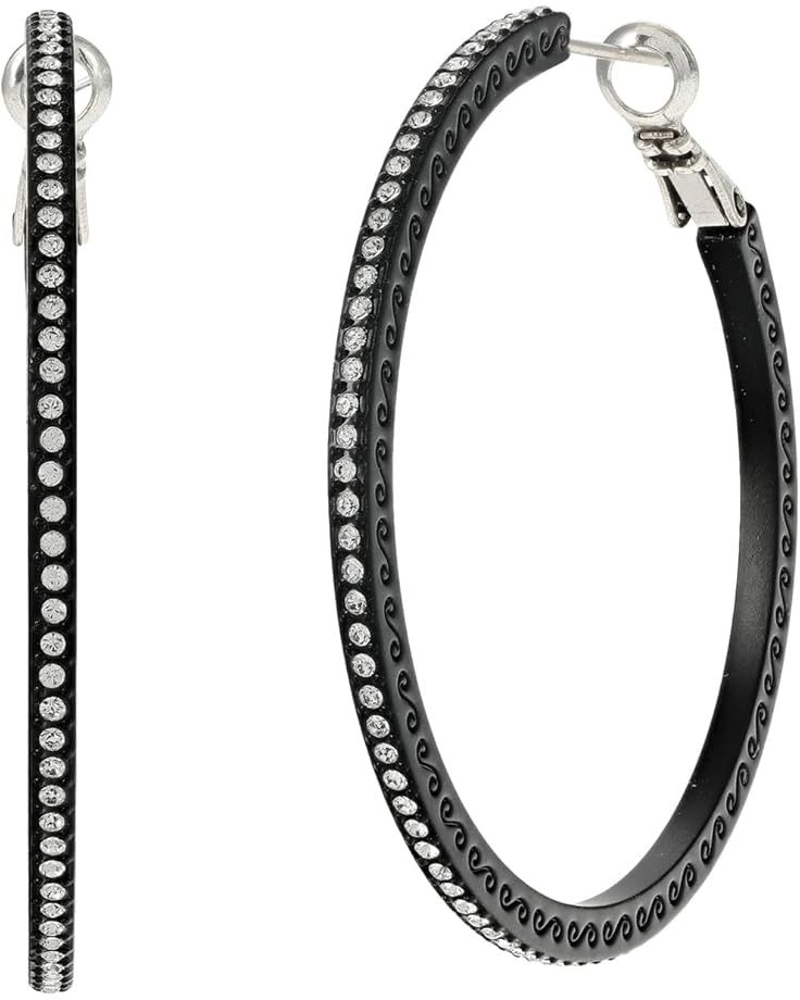 Brighton Meridian Eclipse Large Hoop Earrings | Zappos