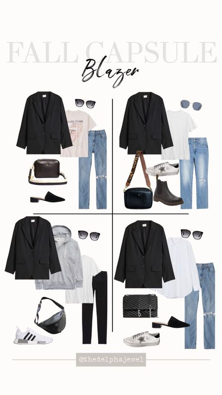 Fall capsule: basic closet, staples for fall 

four different outfit ideas for a blown blazer

Capsule wardrobe , fall outfit ideas, casual style, basic style, blazer, style, capsule style, over 40 style



#LTKunder100 #LTKSeasonal #LTKstyletip