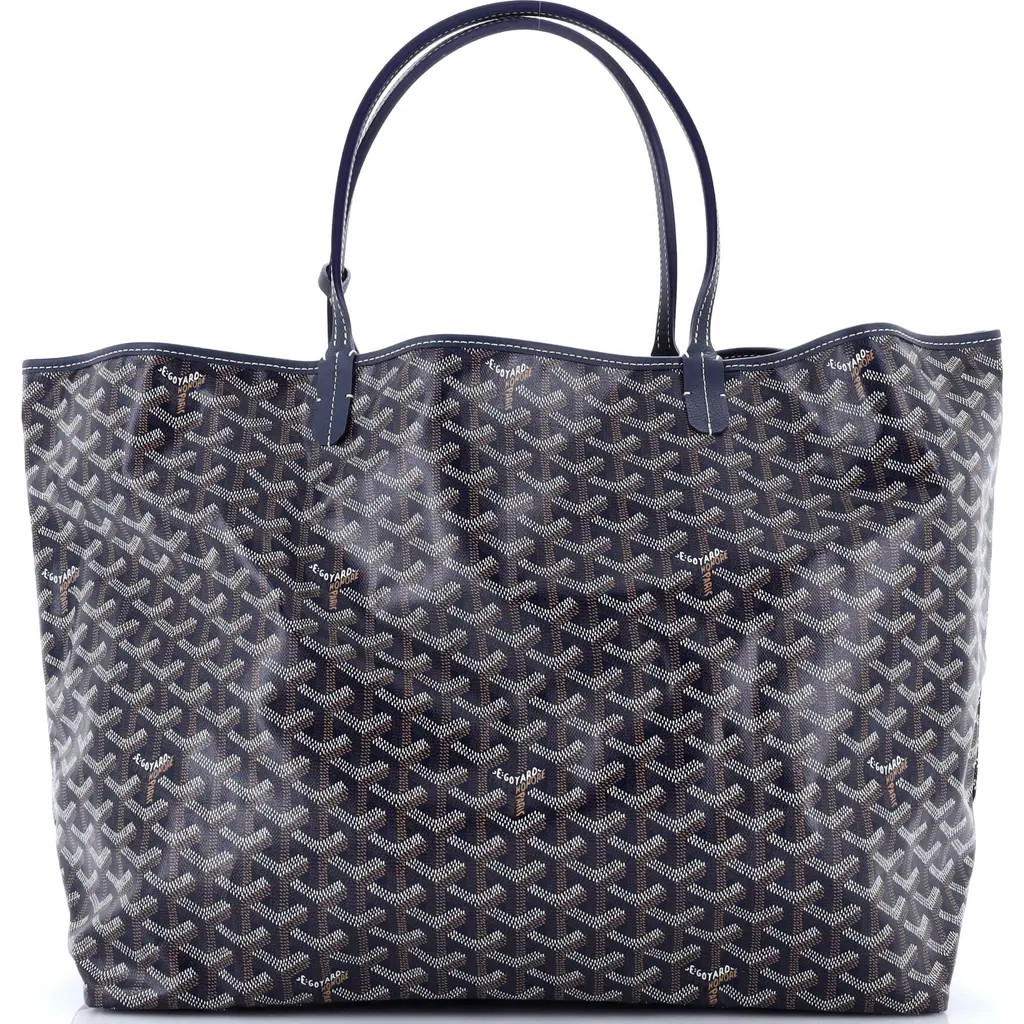 Pre-Owned Goyard Saint Louis Tote Coated Canvas GM in Blue at Nordstrom, Size Large | Nordstrom