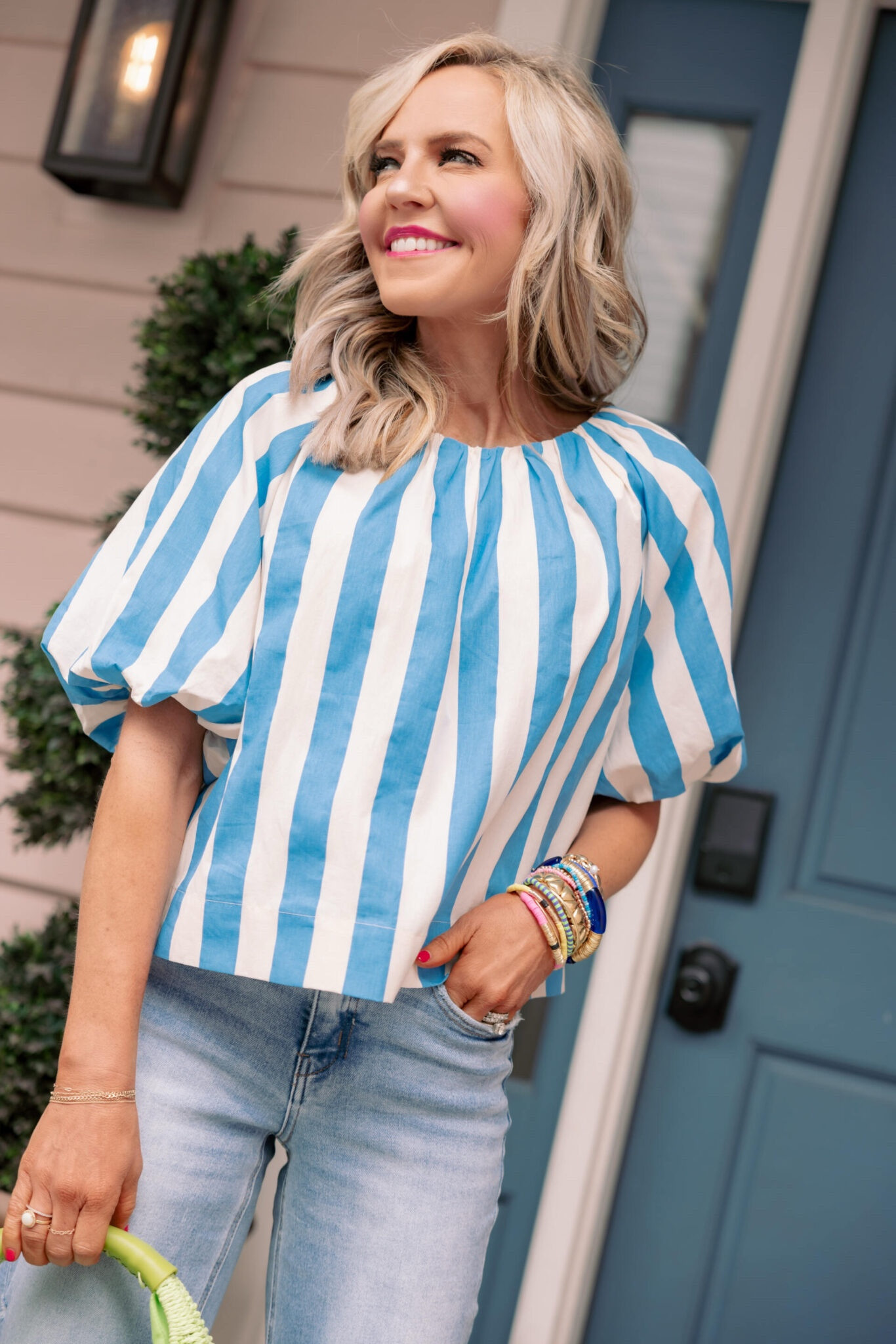 cabana strikes by way of the Cameron Top | the perfect elevated essential in a bright color for spring - just $54 in sizes XS to XL | 

#LTKOver40 #LTKSeasonal #LTKFindsUnder50