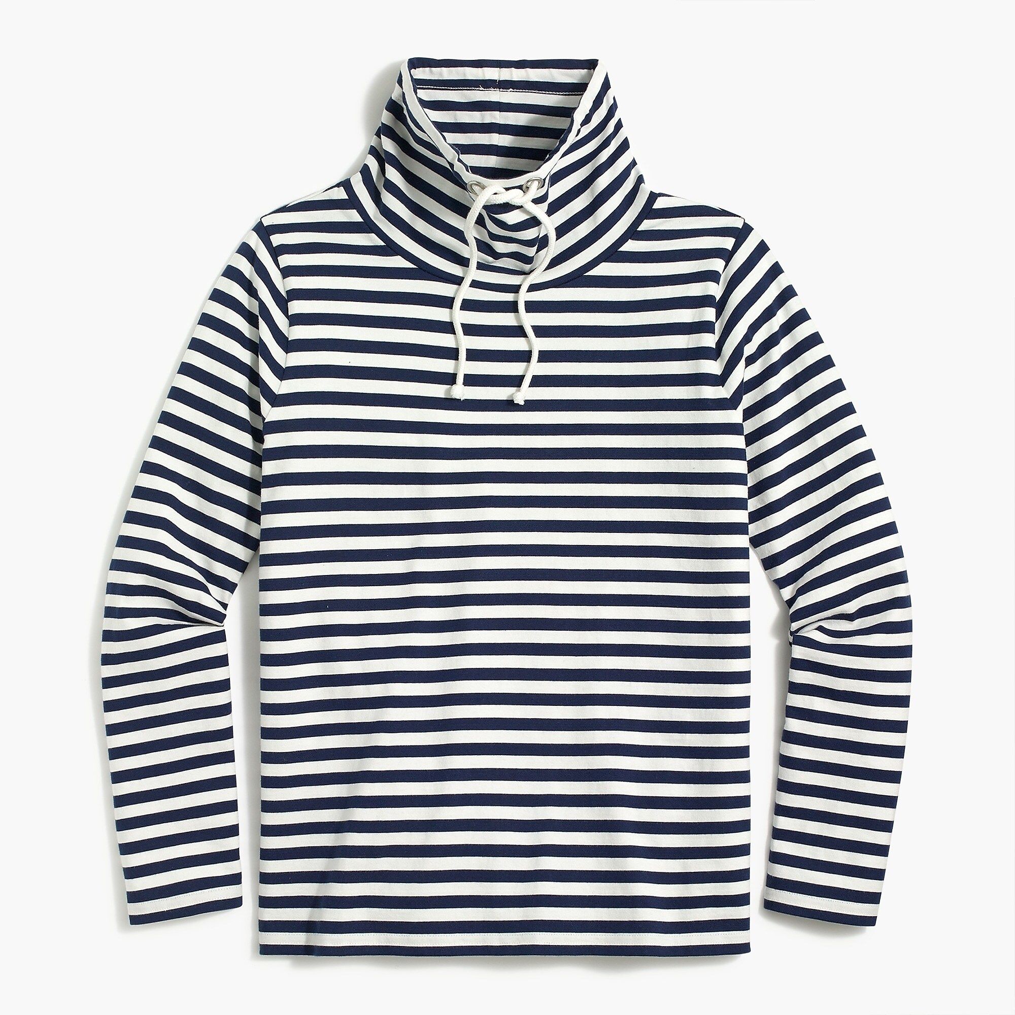 Striped funnelneck top | J.Crew Factory