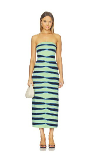 The Wolf Gang Kazia Maxi Dress in Mint. - size M | Revolve Clothing (Global)