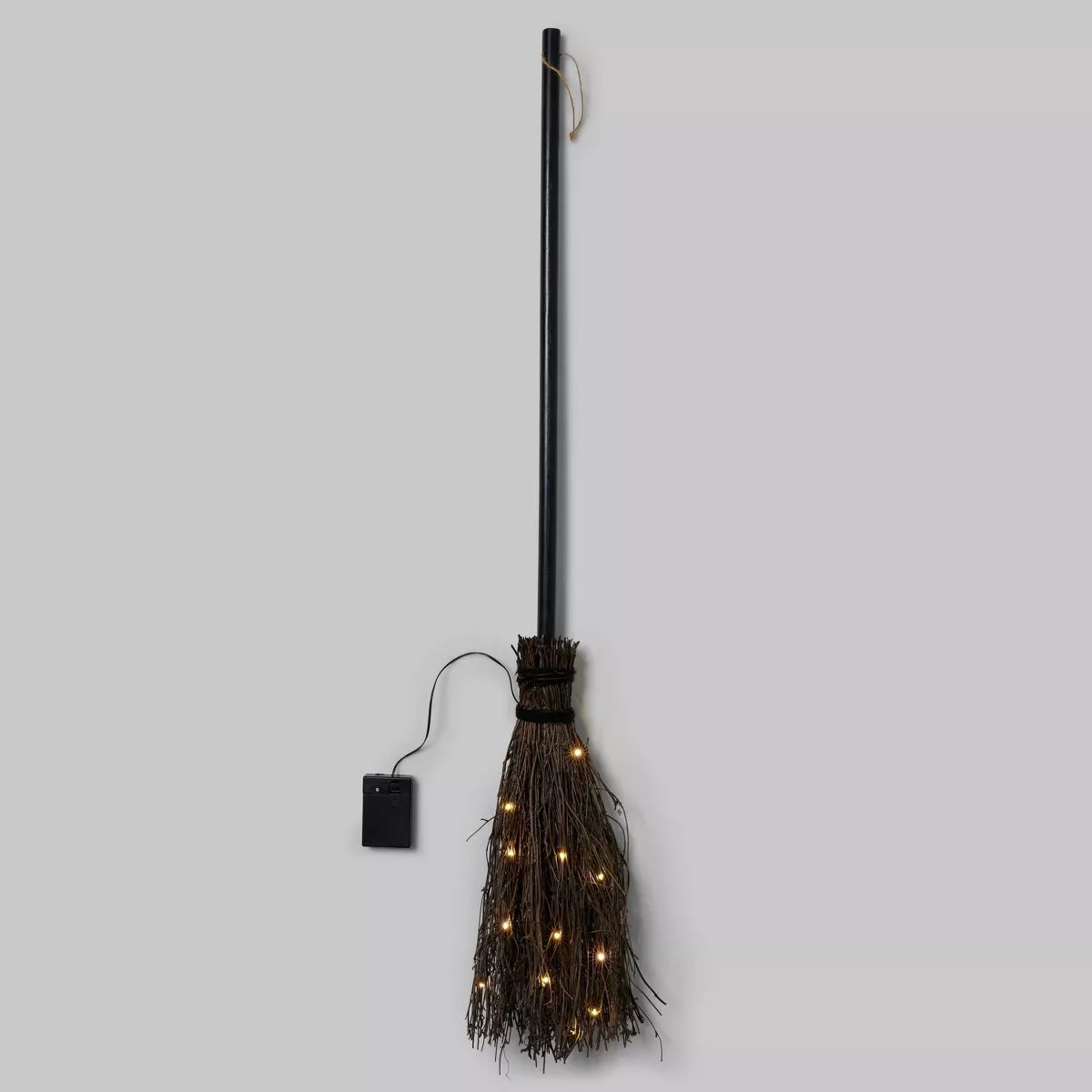 Light Up Black Broom Halloween Scene Prop - Hyde & EEK! Boutique™ | Target
