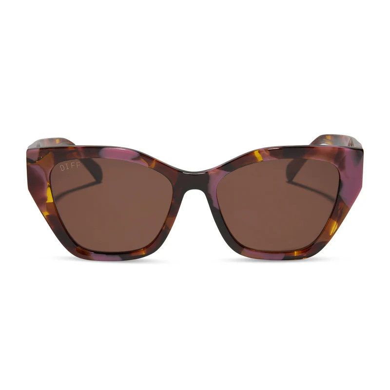 COLOR: confetti tortoise brown gradient sunglasses | DIFF Eyewear