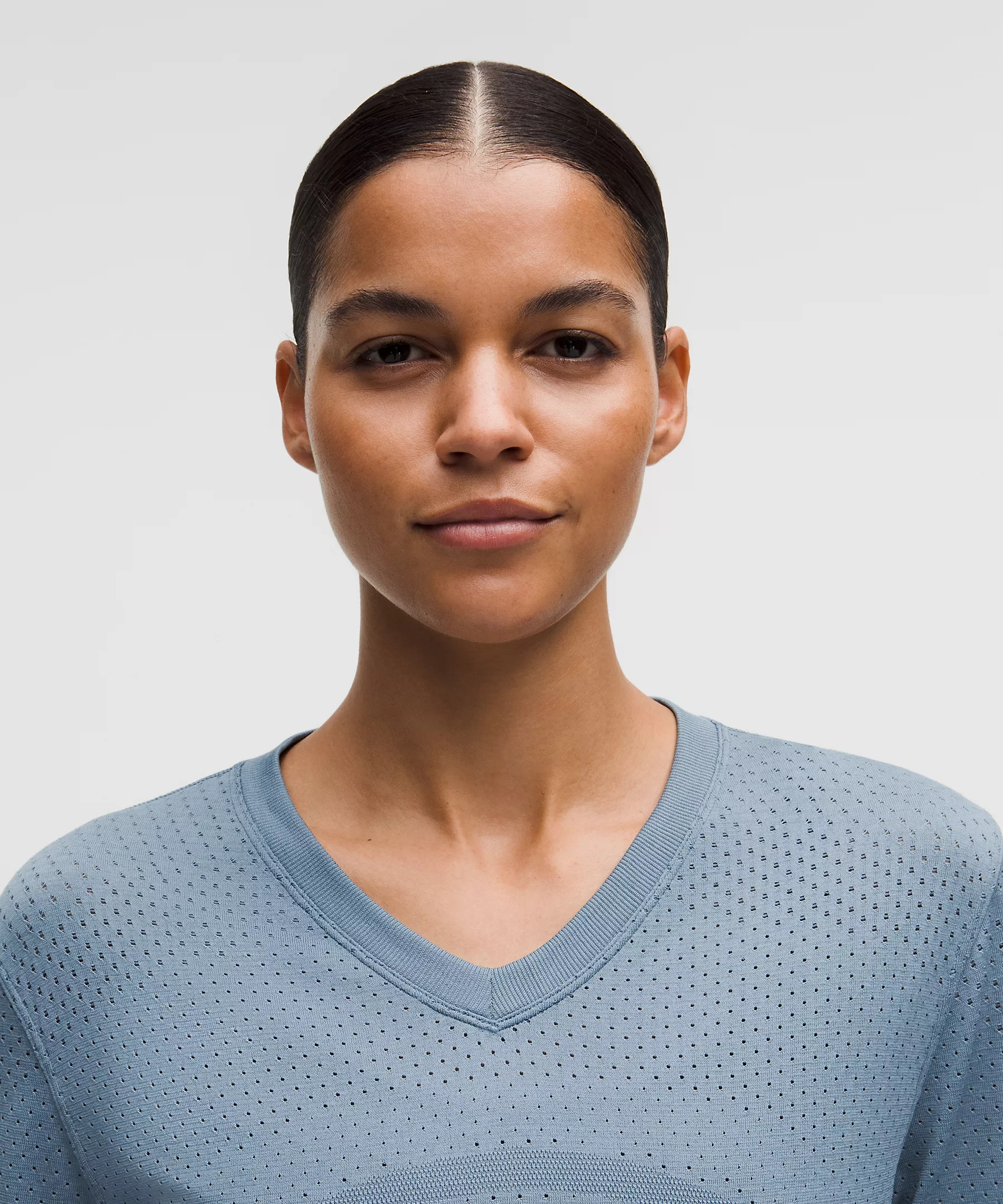 Swiftly Open-Hole V-Neck Long-Sleeve Shirt | Lululemon (US)