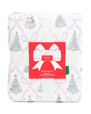 Holiday Trees And Bows Blanket | Bed & Bath | Marshalls | Marshalls