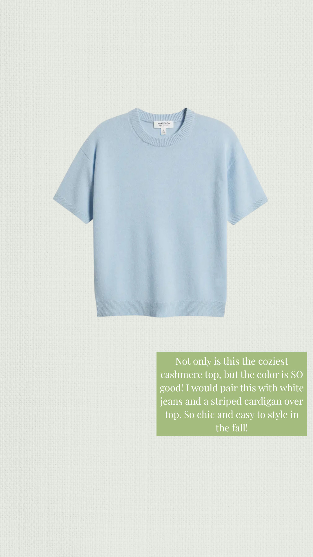 The perfect cashmere top! 

 