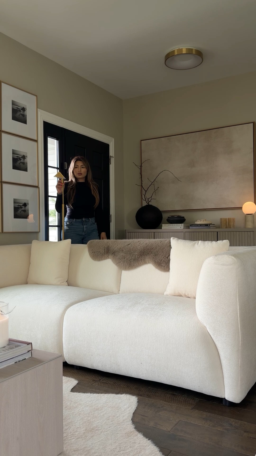 Your aesthetic is organic modern with a luxe feel
Warm wood tones, soft lighting, layered textures, and little details that make home feel calm, cozy, and elevated. Proof that you don't need an over-the-top space to create a luxury feel

#LTKU #LTKHome #LTKdayinmylife