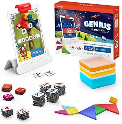 Amazon.com: Osmo - Genius Starter Kit for iPad - 5 Educational Learning Games - Ages 6-10 - Summe... | Amazon (US)