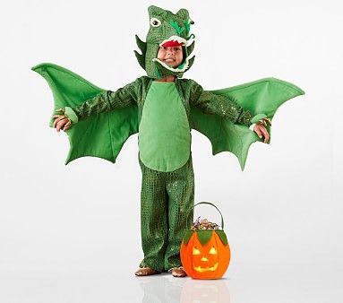 Kids Green Dragon Halloween Costume | Pottery Barn Kids | Pottery Barn Kids