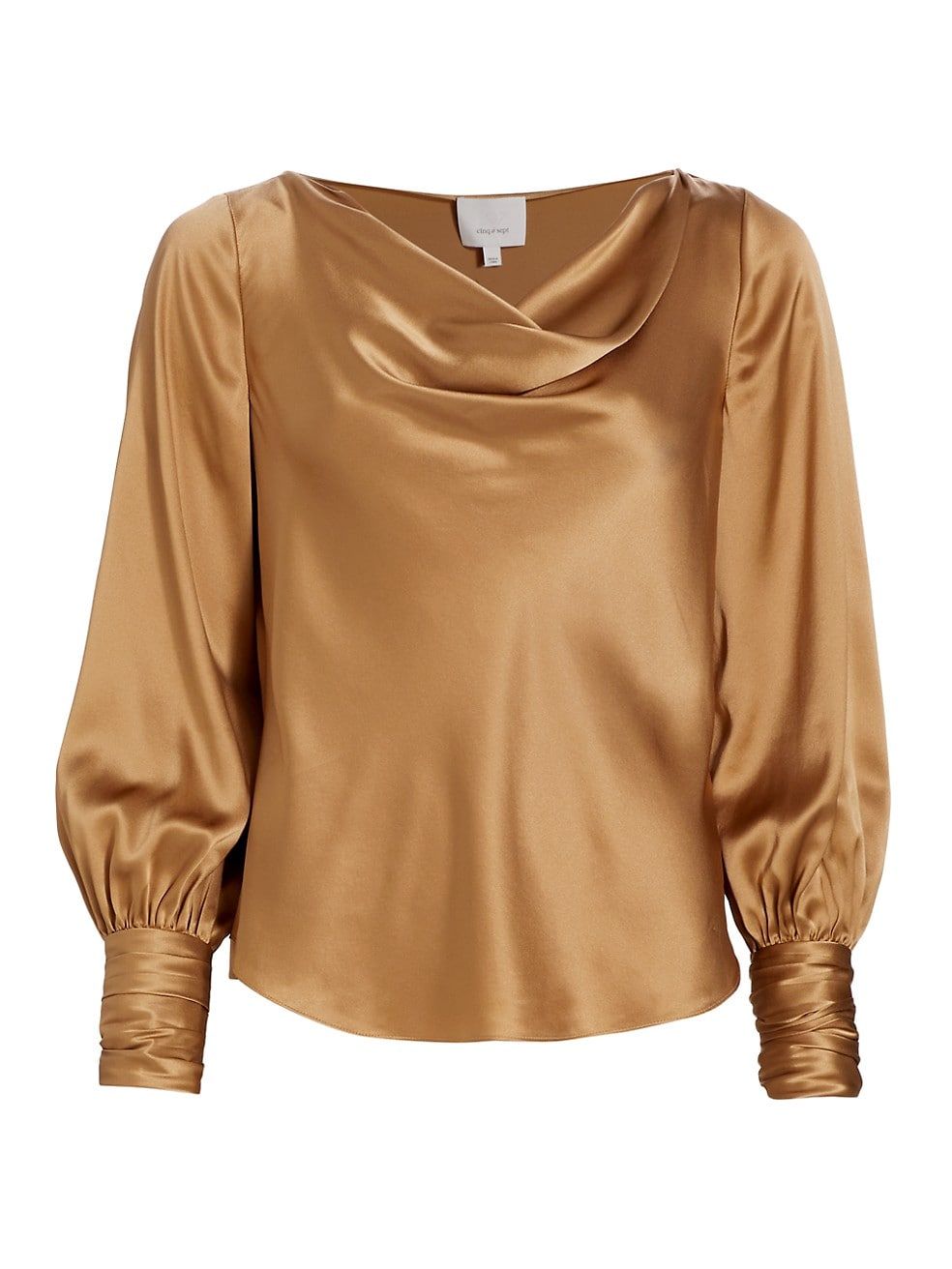 Taylee Cowlneck Silk Blouse | Saks Fifth Avenue