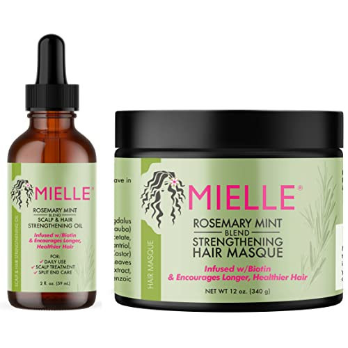 Mielle Organics Rosemary Mint Scalp & Hair Oil and Hair Masque | Amazon (US)