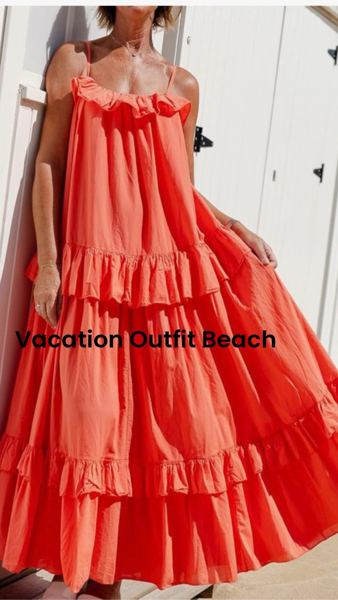This flowy maxi dress is the perfect beach vacation look. Lightweight, effortless, and easy to dress up or down whether you’re walking along the beach, heading to brunch, or going out to dinner on vacation.

I love pieces like this that you can pack once and style multiple ways.

Linked this dress and a few similar vacation dresses in my LTK.

Follow me for timeless style, effortless outfits, and vacation looks.

Tap the photo to shop 


	#vacationoutfit
	#beachvacationstyle
	#resortwear
	#summerdress
	#maxidress
	#ltkstyle
	#ltkseasonal
	#ltktravel