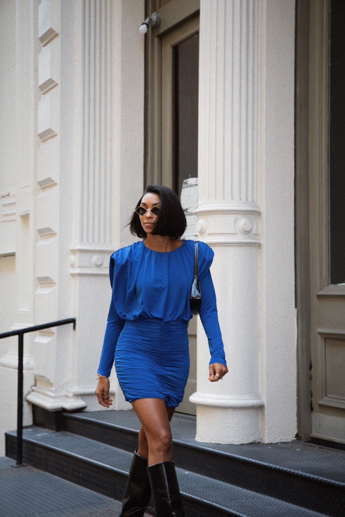 Mini dress + boots 

#LTKOver40 #LTKStyleTip #LTKNYFW