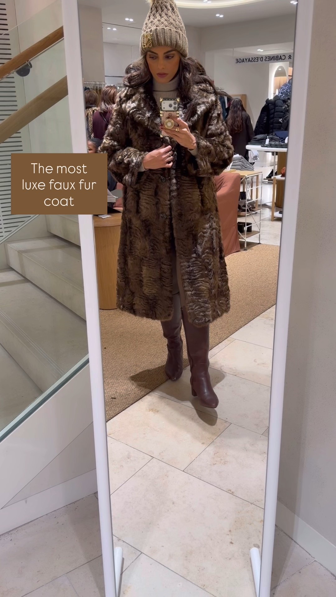 The most luxe faux fur coat
Wearing size small

#LTKGiftGuide #LTKootd #LTKHoliday