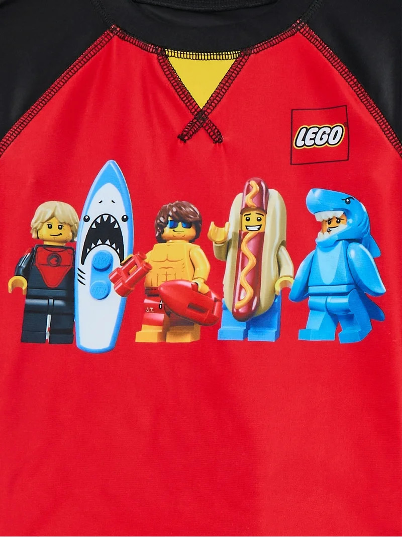 Character Toddler Boy Long- Sleeve Rash Guard and Trunk Swim Set, 2-Piece, Sizes 12M-5T | Walmart (US)