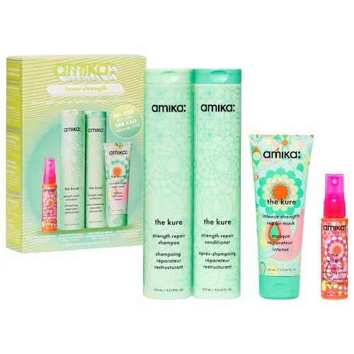 amika Inner Strength Repair Routine Hair Gift Set | Sephora (US)