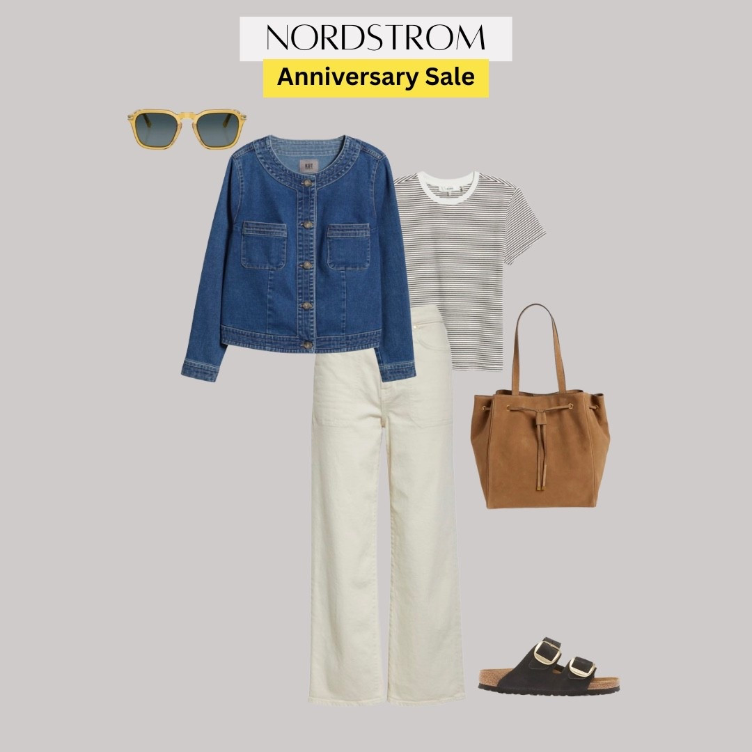 Nordstrom Anniversary Sale Outfit

Nsale, going out outfit, Nordstrom sale, white denim jeans, sunglasses, Birkenstock sandals, suede bag, frame tee, denim shirt, weekend wear, weekend outfit ootd style fashion 

#LTKSaleAlert #LTKShoeCrush #LTKItBag