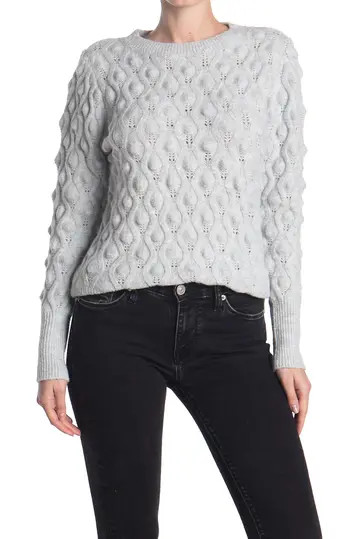 Popcorn Knit Crew Neck Pullover Sweater | Nordstrom Rack