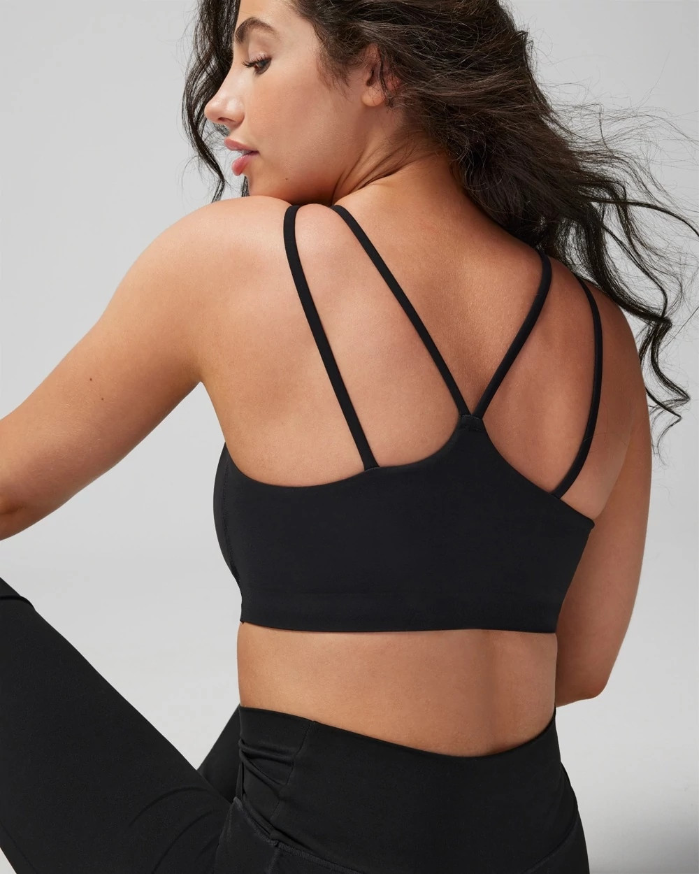 Yoga Sports Bra in Black size XS | Soma Women's Bras | SOMA