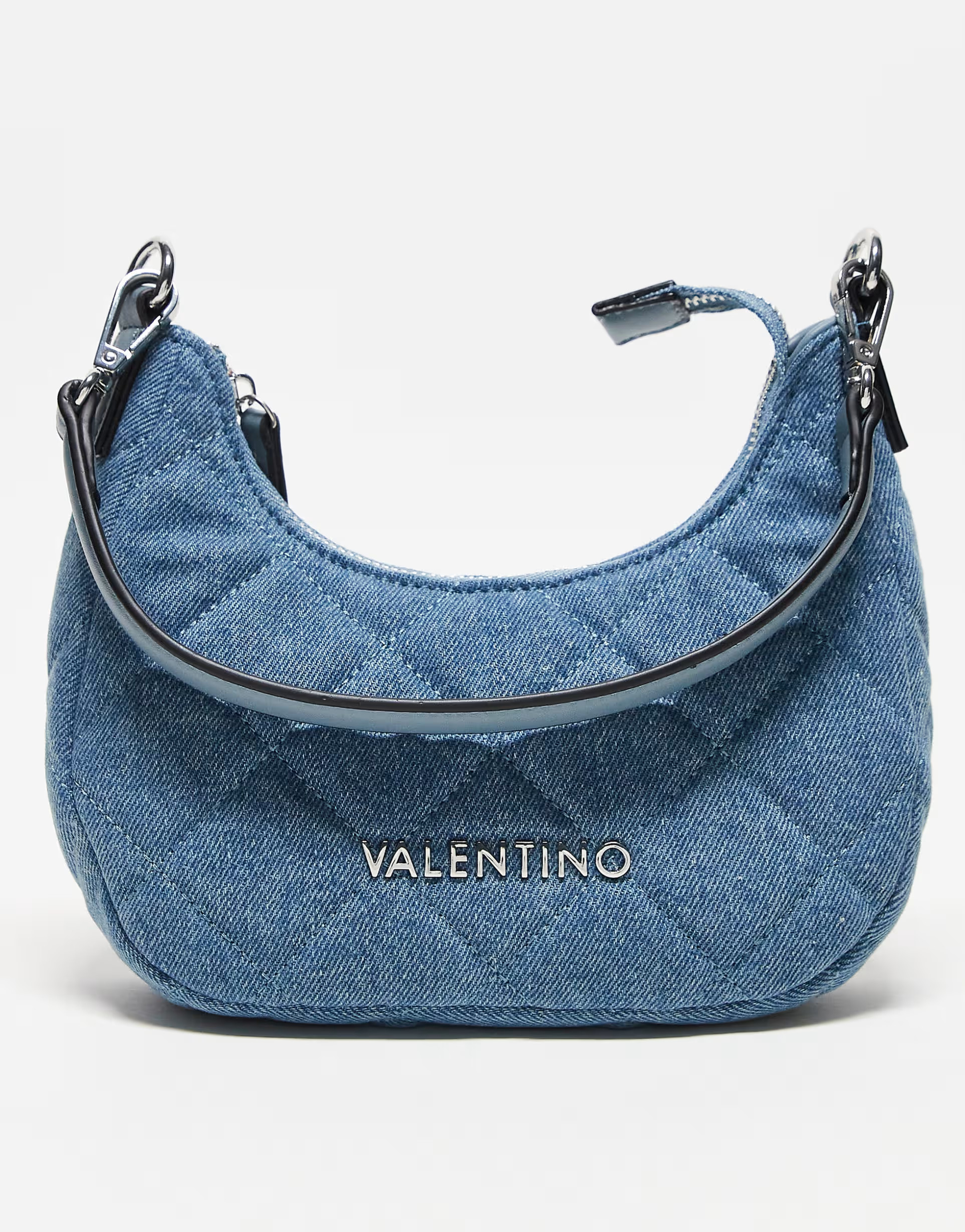 Valentino ocarina quilted shoulder bag in denim | ASOS (Global)