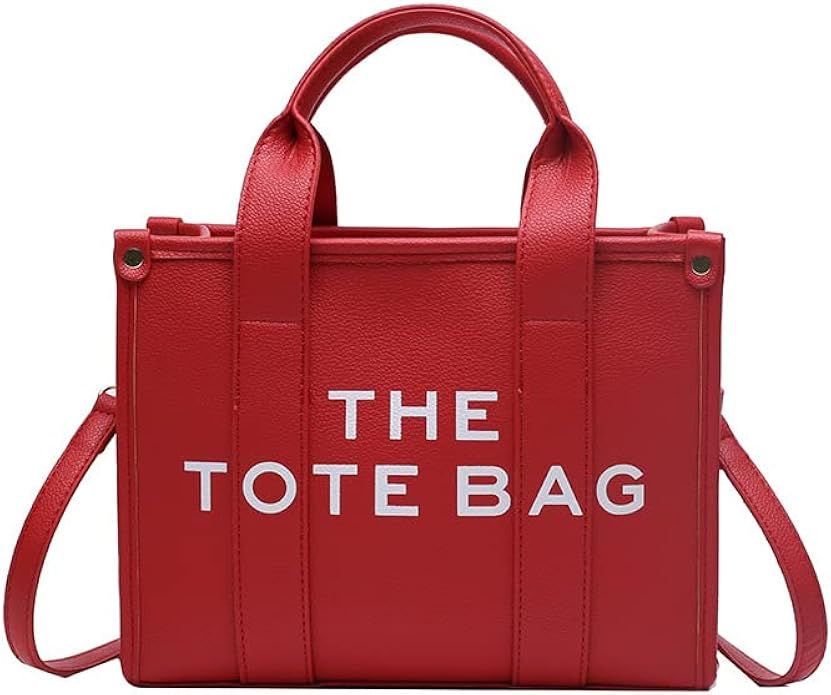 NEGBIU Tote Bags for Women, Leather Mini Tote Bag with Zipper, Shoulder/Crossbody/Handbag(11 * 8.... | Amazon (US)