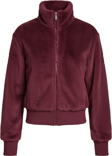 Women's Faux-Fur Zip-Front Bomber Jacket | Macy's