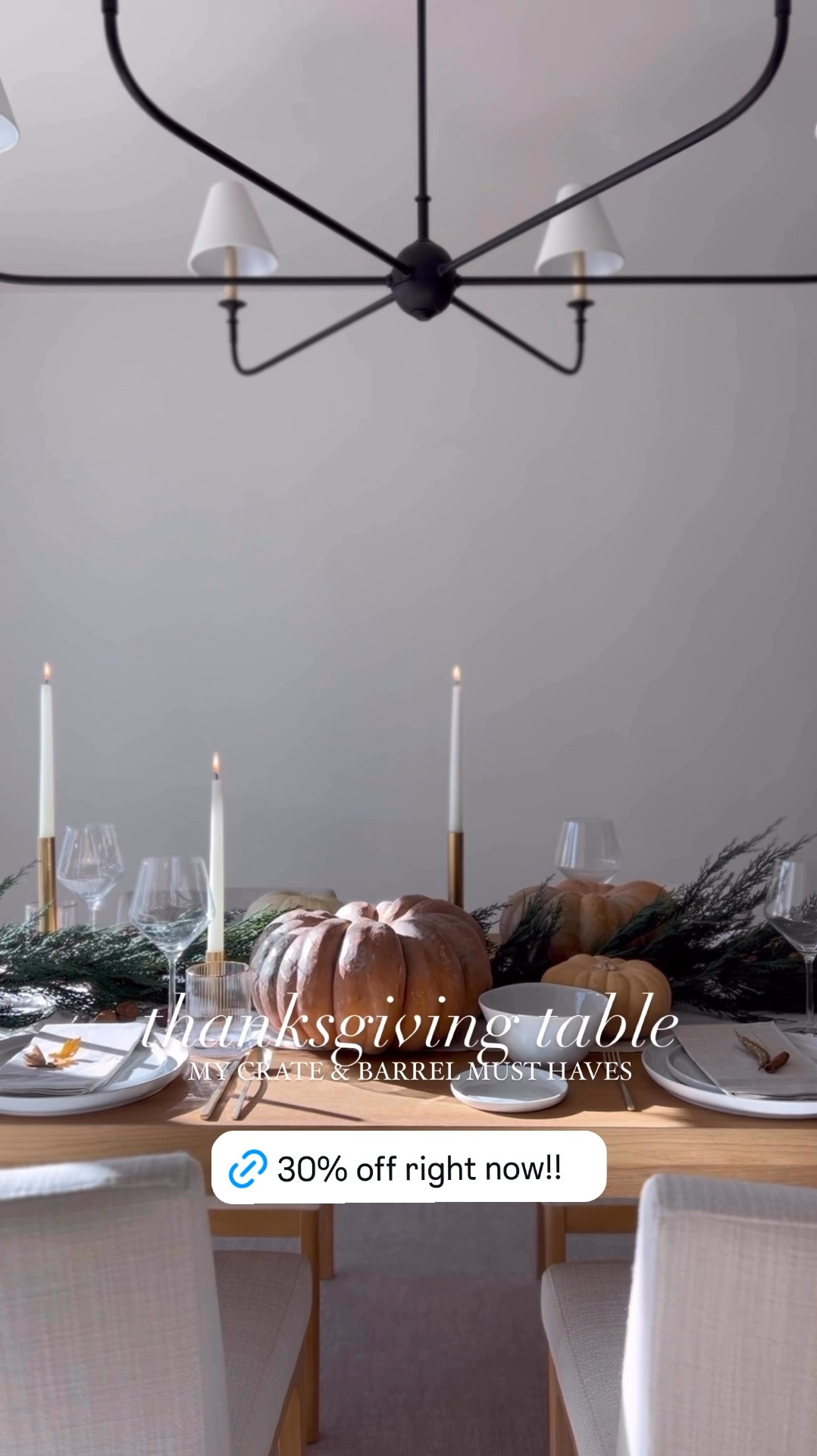 Setting the stage for a classic Thanksgiving with timeless dining table essentials from @Crate&Barrel. These pieces make hosting effortless, combining style and function to create a beautiful, inviting space for family and friends. Plus, don’t miss their Host & Toast Promo—get 30% OFF select dinnerware, drinkware, and serveware now through 11/19! Tap to shop my must-haves for the perfect holiday table! #cratepartner

#LTKHoliday #LTKHome #LTKSaleAlert