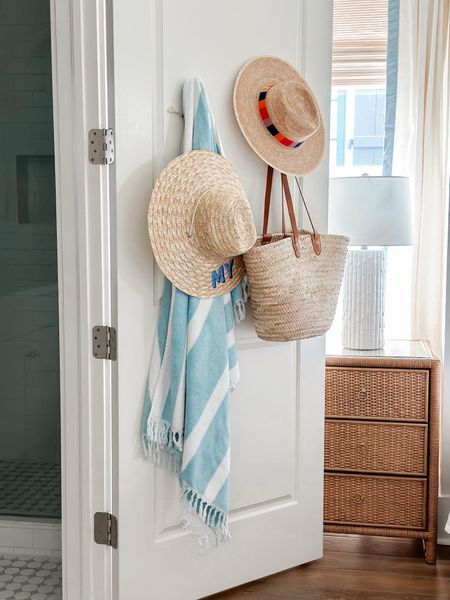 Beach ready with all the straw hates, striped towels, and totes 💙

#LTKstyletip #LTKtravel #LTKhome