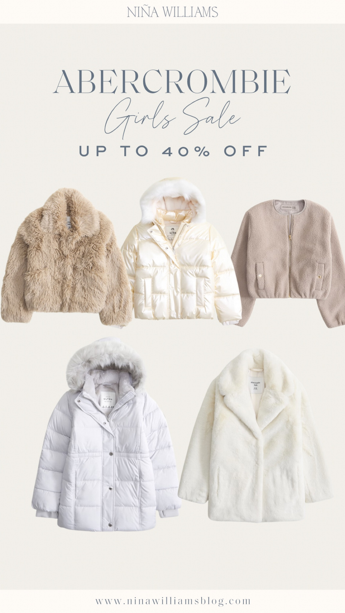 Abercrombie girls up to 40% off! Girls Outerwear sale - Girls winter coats sale

#LTKFindsUnder100 #LTKGiftGuide #LTKSaleAlert