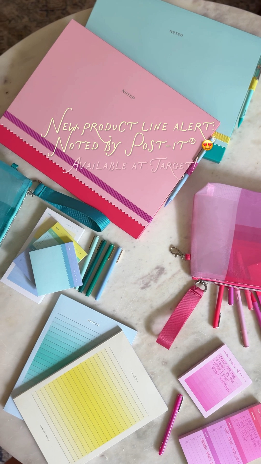#AD 🫶🏼 Partnered up with and sharing the cutest new line, NOTED by @postit now available at @target!! 🩷🩵 This product line is my dreeammm and how colorful it is 😍🙌🏼 We all left Alex some Post-it® notes on the fridge to come home to and I know it made his day 🥰Keeping me organized & happy, shop the collection here: https://on.ltk.com/+J81lU-ZfJlBcGgP-NA2hZA @shop.ltk #liketkit #TargetPartner #Target #notedbypostit