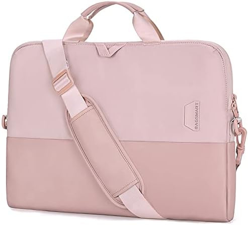 Laptop Bag for Women,BAGSMART 15.6 Inch Laptop Case,Slim Computer Bag,15 Inch Water-Repellent Mes... | Amazon (US)