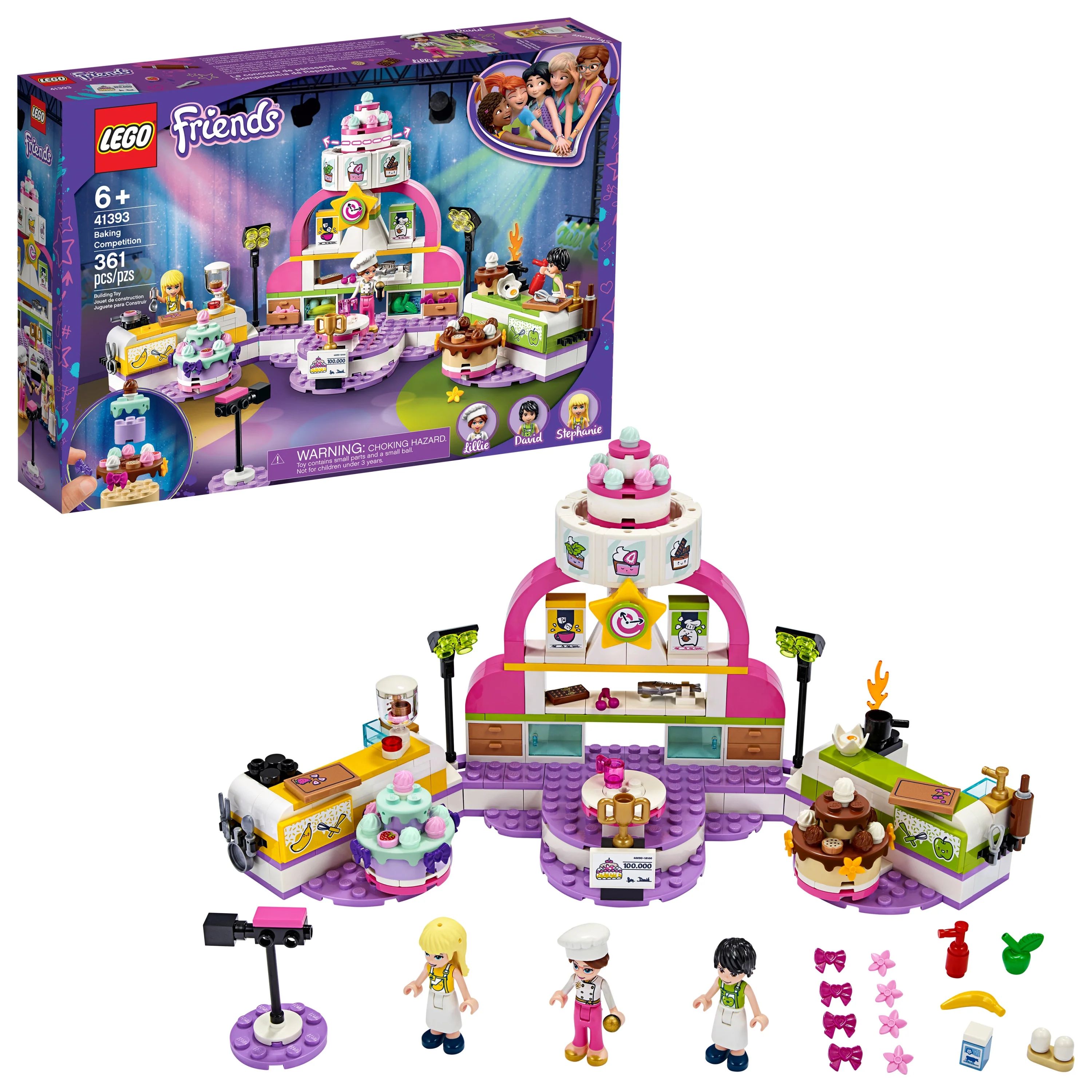 LEGO Friends Baking Competition 41393 Creative Building Toy for Girls (361 Pieces) | Walmart (US)